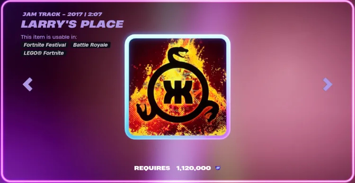 Fortnite Music Pass Season 6 Rewards