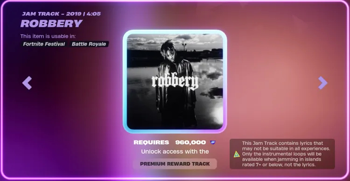 Fortnite Music Pass Season 6 Rewards