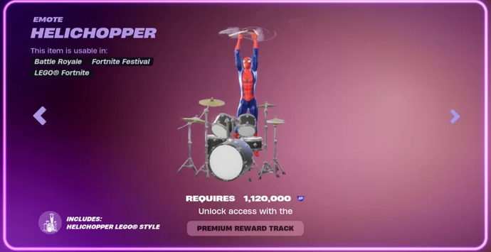 Fortnite Music Pass Season 6 Rewards