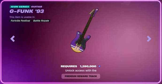 Fortnite Music Pass Season 6 Rewards