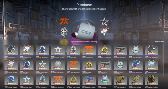 Shanghai Major 24 Update in CS2 Overview: Viewer Pass, Sticker Capsules and Team Graffiti 5