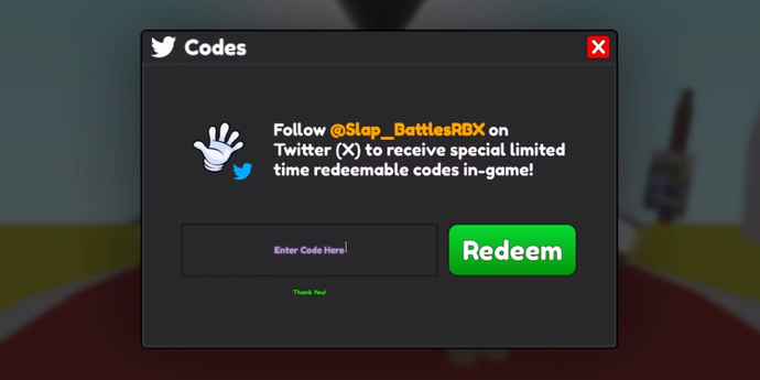 Roblox Slap Battles Codes - Mart 2026 2