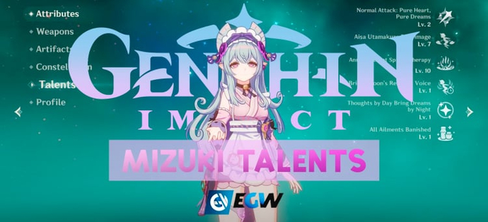 Genshin Impact Yumemizuki Mizuki