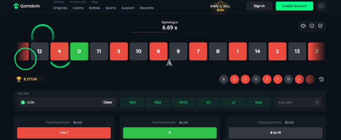 Use o código promocional Gamdom