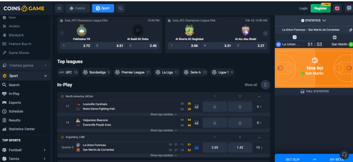 Use o código promocional mais recente do Coins.Game.