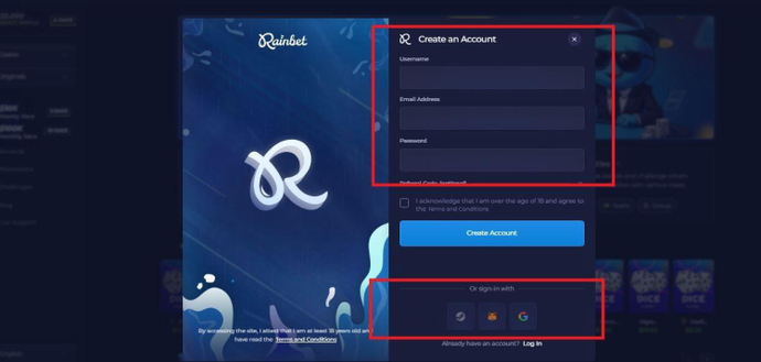 Código promocional Rainbet