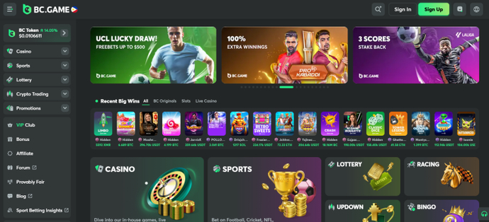 Código promocional BC.Game