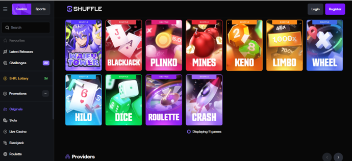 Shuffle Casino Promo Code 