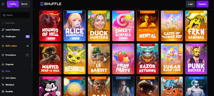 Shuffle Casino Promo Code 