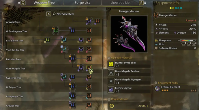 Wszystkie dostępne klasy broni w Monster Hunter Wilds 1