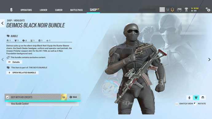 Rainbow Six Siege The Boys Skins Bundle Details 2