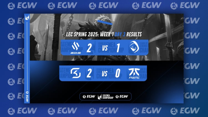 LEC Frühjahr 2025 Woche 1 Tag 3