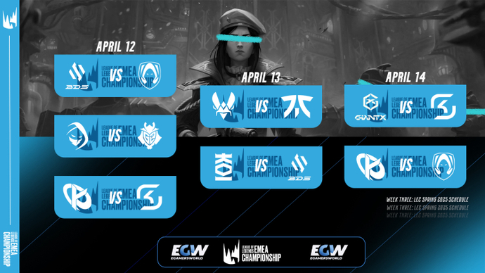 LEC Spring 2025 Schedule