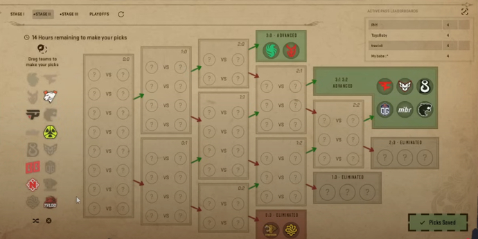 CS2 Austin Major – Stage 2 Pick'em: Stage 2
