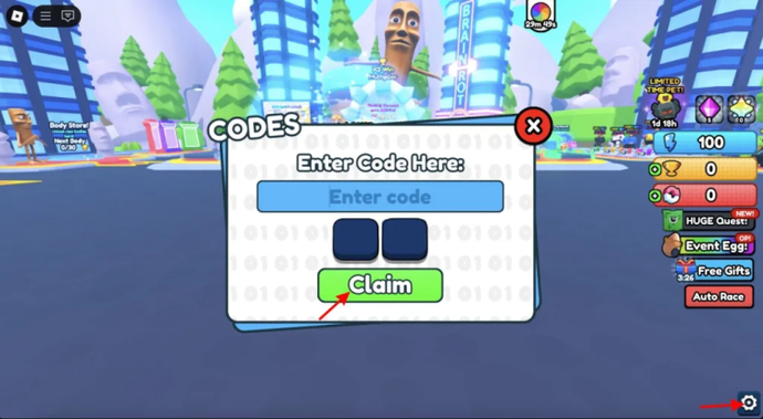 Roblox Brainrot Training Codes março 2026 2