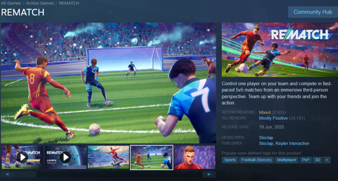 What is Rematch: How to Play Football in 3rd Person View 1