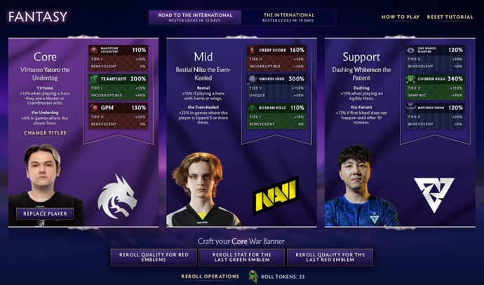 Dota 2 TI 2025 Compendium Fantasy Guide 1