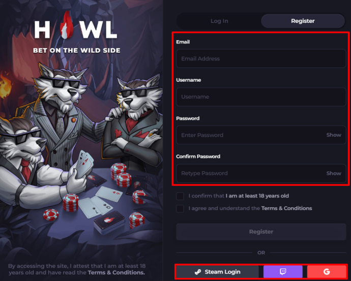 Howl.GG Promo Code: Get $0.5 & Free Case 2