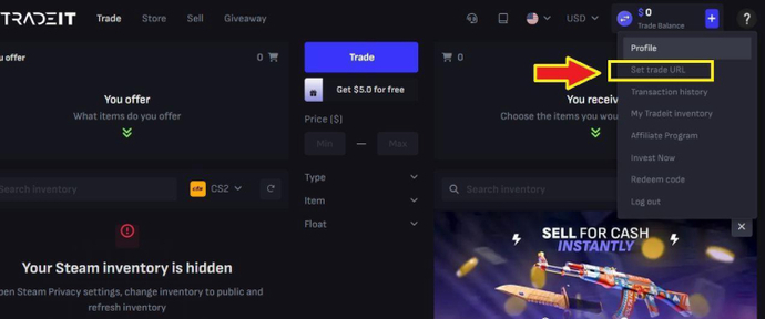 Get Your Bonus Free Cases When You Use the TradeIt.gg Promo Code CSGOBETTINGS Today! 5