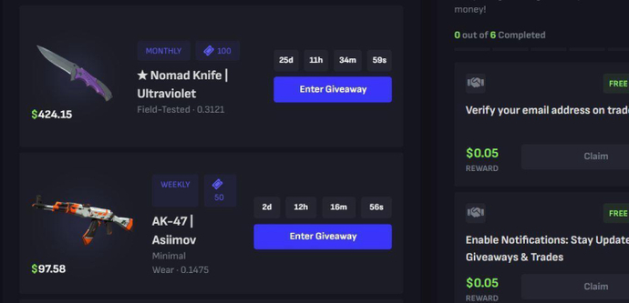 Get Your Bonus Free Cases When You Use the TradeIt.gg Promo Code CSGOBETTINGS Today! 11