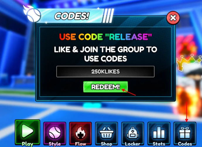 Roblox Tennis Zero Codes março 2026 2