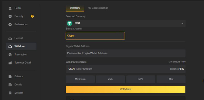 96.com Promo Code “96XCSGO” to Get Free Money and Free Spins 18