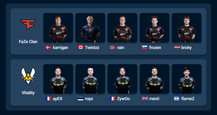 Will Vitality Beat FaZe on ESL Pro League Season 22? 1