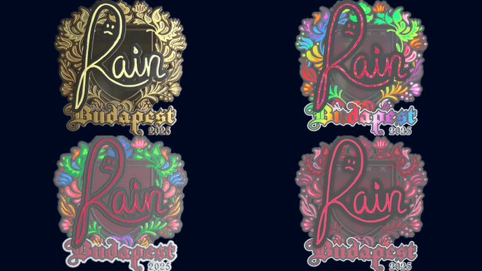 rain SL Budapest 2025 Sticker