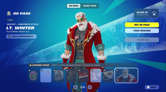 Fortnite OG Season 7 Battle Pass Overview 3