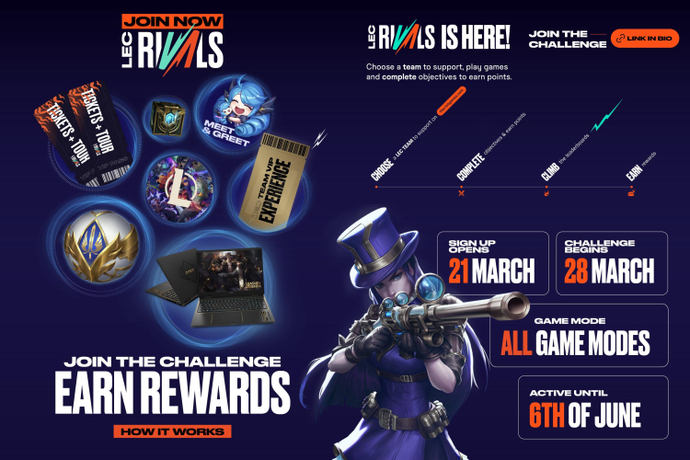 How To Participate in the LEC Rivals Challenge: A Full Guide to Rewards and Rules 1