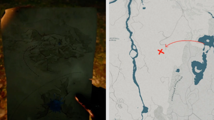 Crimson Desert Treasure Map Piece 2 - Location