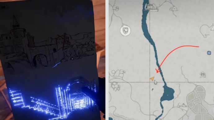 Crimson Desert Treasure Map Piece 3 - Location