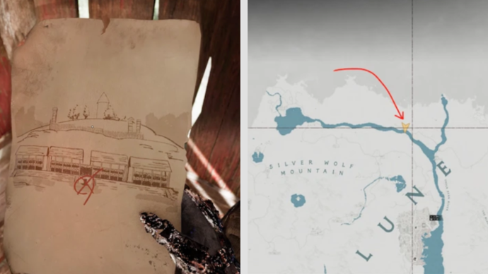 Crimson Desert Treasure Map Piece 4 - Location