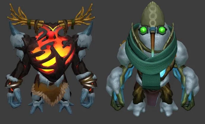 Os dataminers encontraram uma menção de creeps de inverno para o evento Diretide. Foto 1