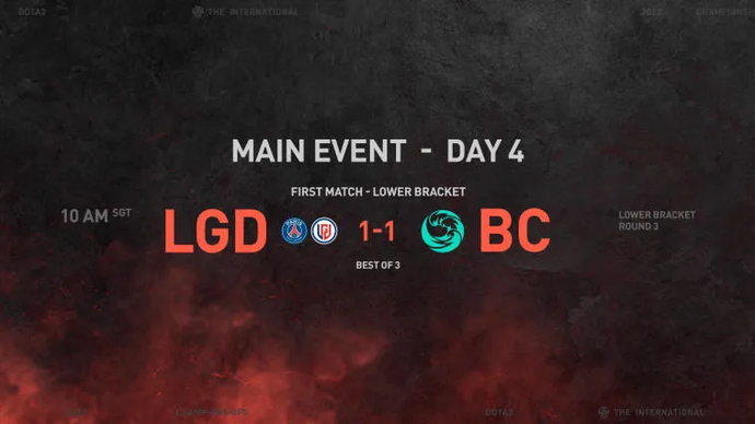 PSG.LGD voitto beastcoast The International 2022. Photo 2