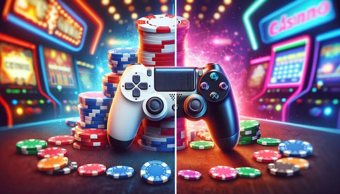 Synergier och skillnader mellan videospel och casinospel