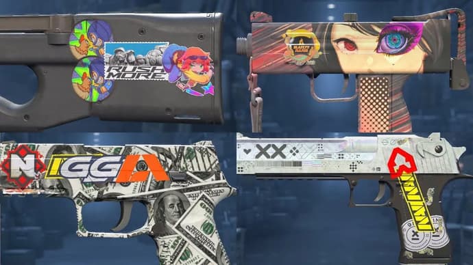 Comprender las pegatinas de CS2