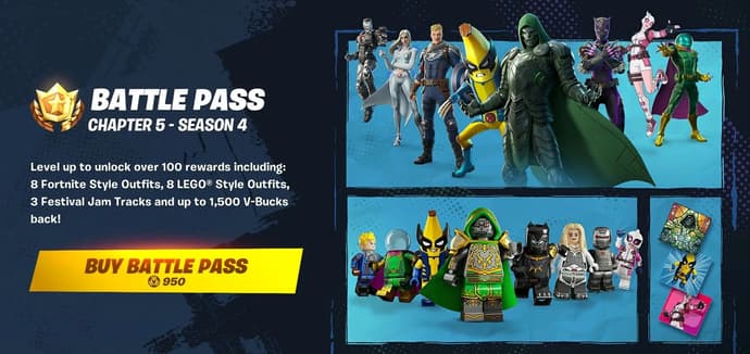 New Fortnite Chapter 5 Season 4 Battle Pass Skins – All Free & Paid Skins New Fortnite Chapter 5 Season 4 Battle Pass Skins – All Free & Paid Skins