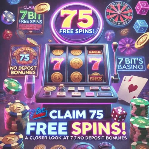 Claim 75 Free Spins!! Closer Look at 7bit’s casino Attractive No Deposit Bonuses