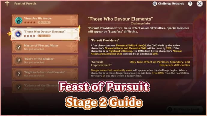 Novo evento de Genshin: Fase 2 "Aqueles que Devoram Elementos" da Festa da Perseguição