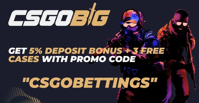 CSGOBig Promo Code with 5% Deposit Bonus + 3 Free Cases: Is It Worth It?