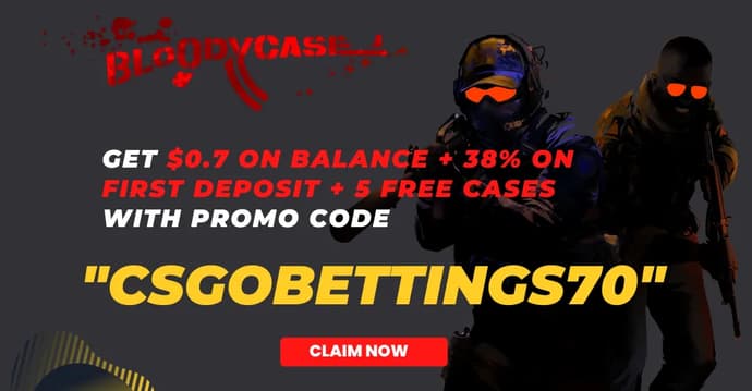 Código promocional BloodyCase "CSGOBETTINGS70": Legítimo ou não?