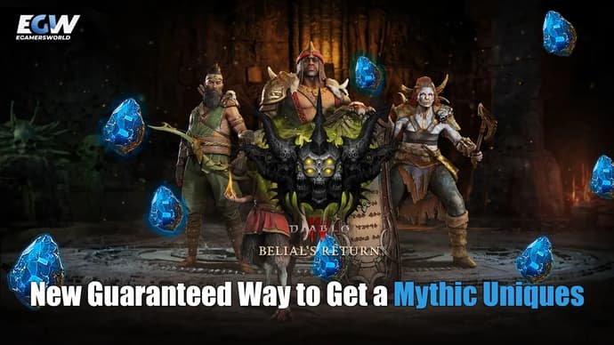 Diablo 4 sæson 8 - Ny garanteret måde at få en Mythic Uniques på