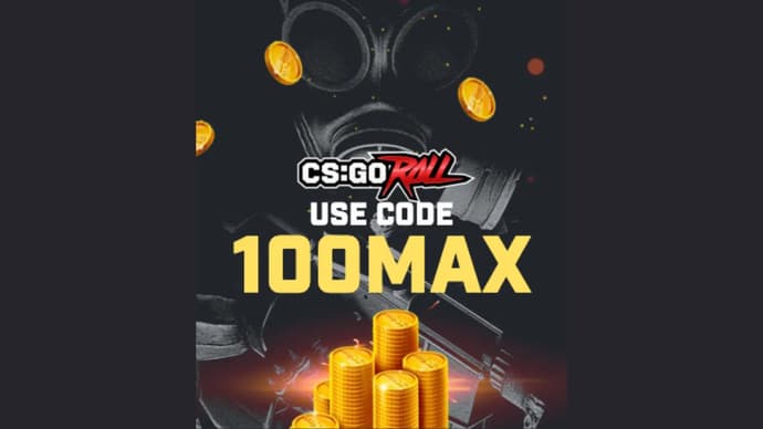 CSGORoll Kampanjkod 2025 - Använd 100MAX för 3 gratis fodral och 5% bonus