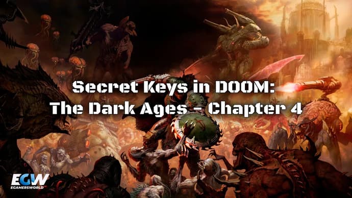 Onde encontrar as chaves secretas em DOOM: The Dark Ages - Capítulo 4
