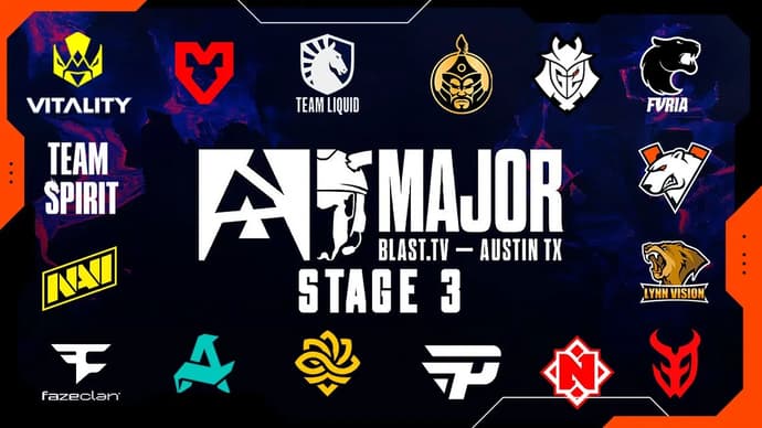 Vitality, Spirit, NaVi & G2 Steps In - BLAST.tv Austin Major 2025 Stage 3 Details