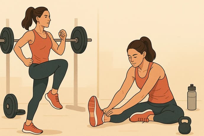 Зачем нужны разминка и заминка перед и после тренировки