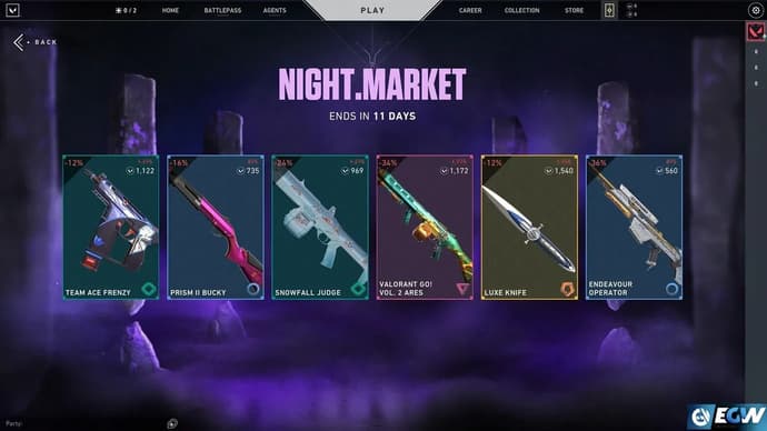 VALORANT Nachtmarktplan 2025 - Wann ist der nächste Nachtmarkt?