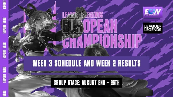 LEC Summer 2025 3. Hafta Programı ve 2. Hafta - Sonuçlar