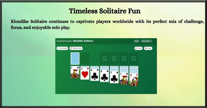Reasons Why Players Stay Hooked on Klondike Solitaire Reasons Why Players Stay Hooked on Klondike Solitaire